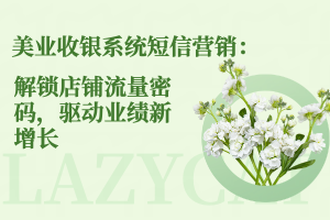 美业收银系统短信营销：解锁店铺流量密码，驱动业绩新增长