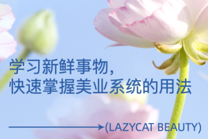 学习新鲜事物，快速掌握美业系统的用法